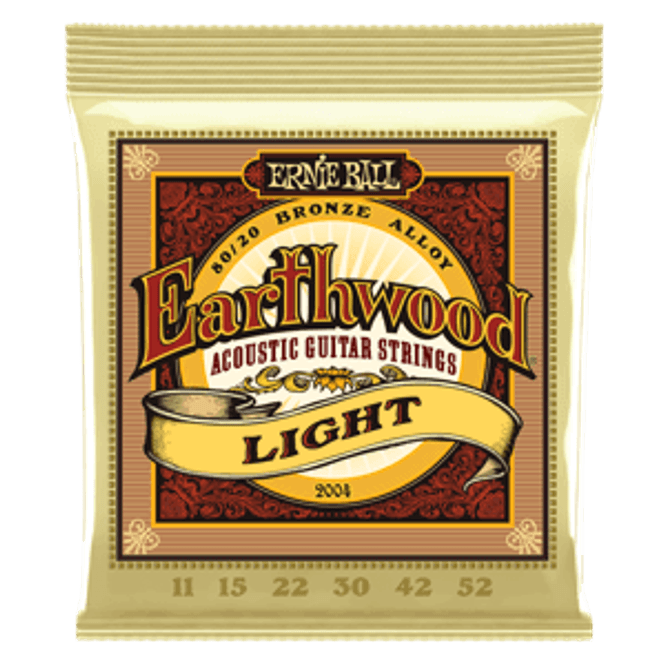 Hovedbilde Ernie Ball Earthwood Light Bronze 80/20 Stålstrengesett 11-52