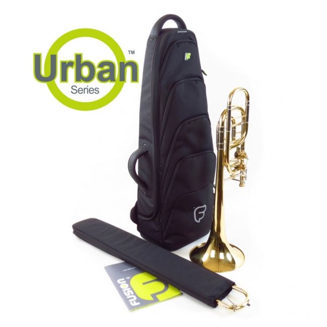 Fusion Urban Trombone sort /blå gigbag
